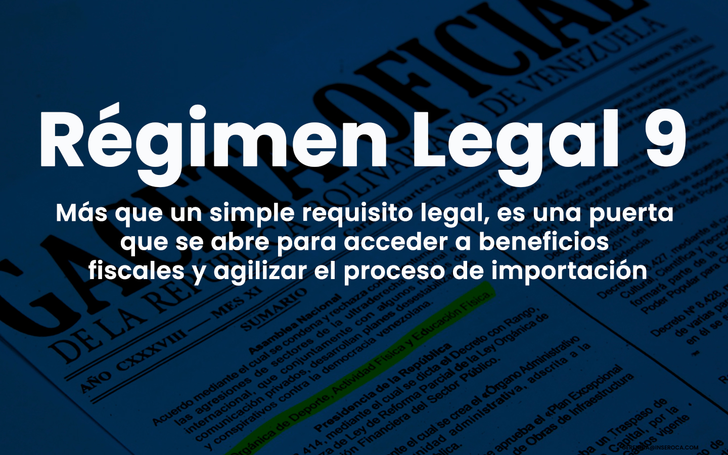Régimen Legal 9